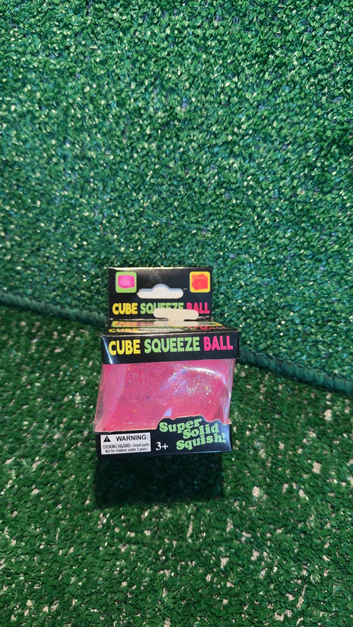Pink Cube squishy
