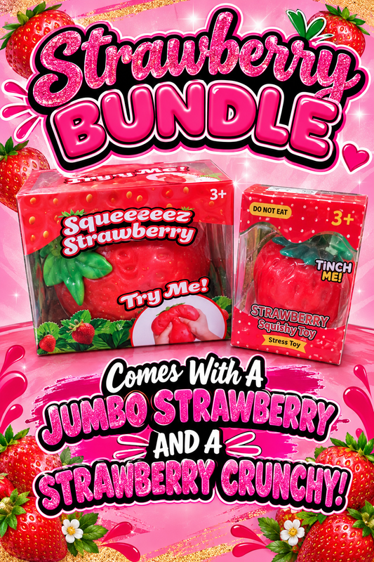 Strawberry Squishy Bundle