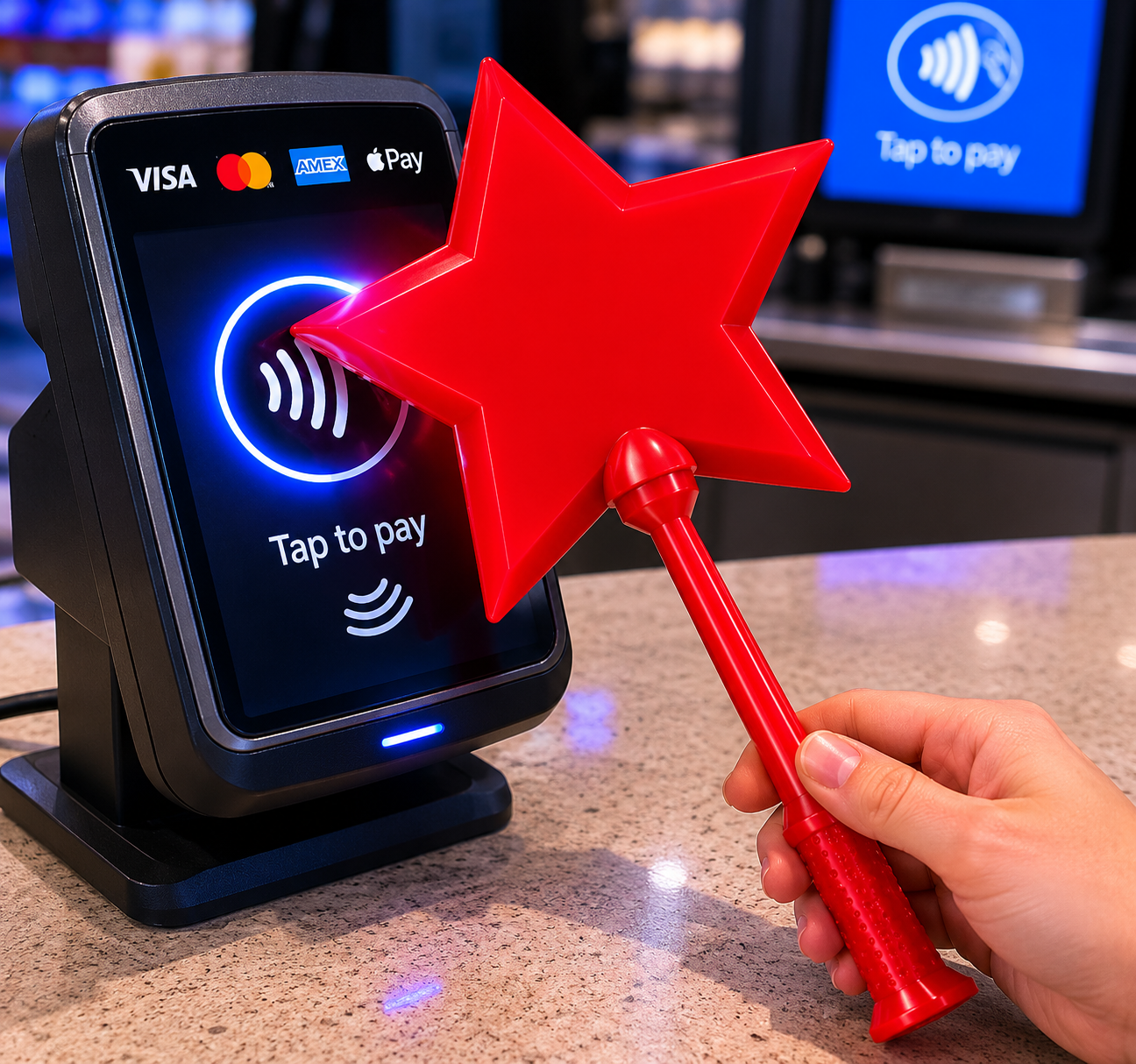 Tap To Pay Wand