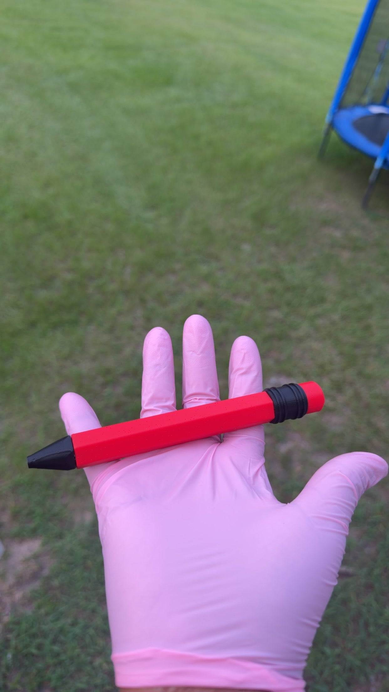Jumbo Red & Black Pencil Pen