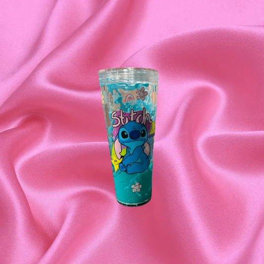 Stitch Lava Snow Globe Tumbler