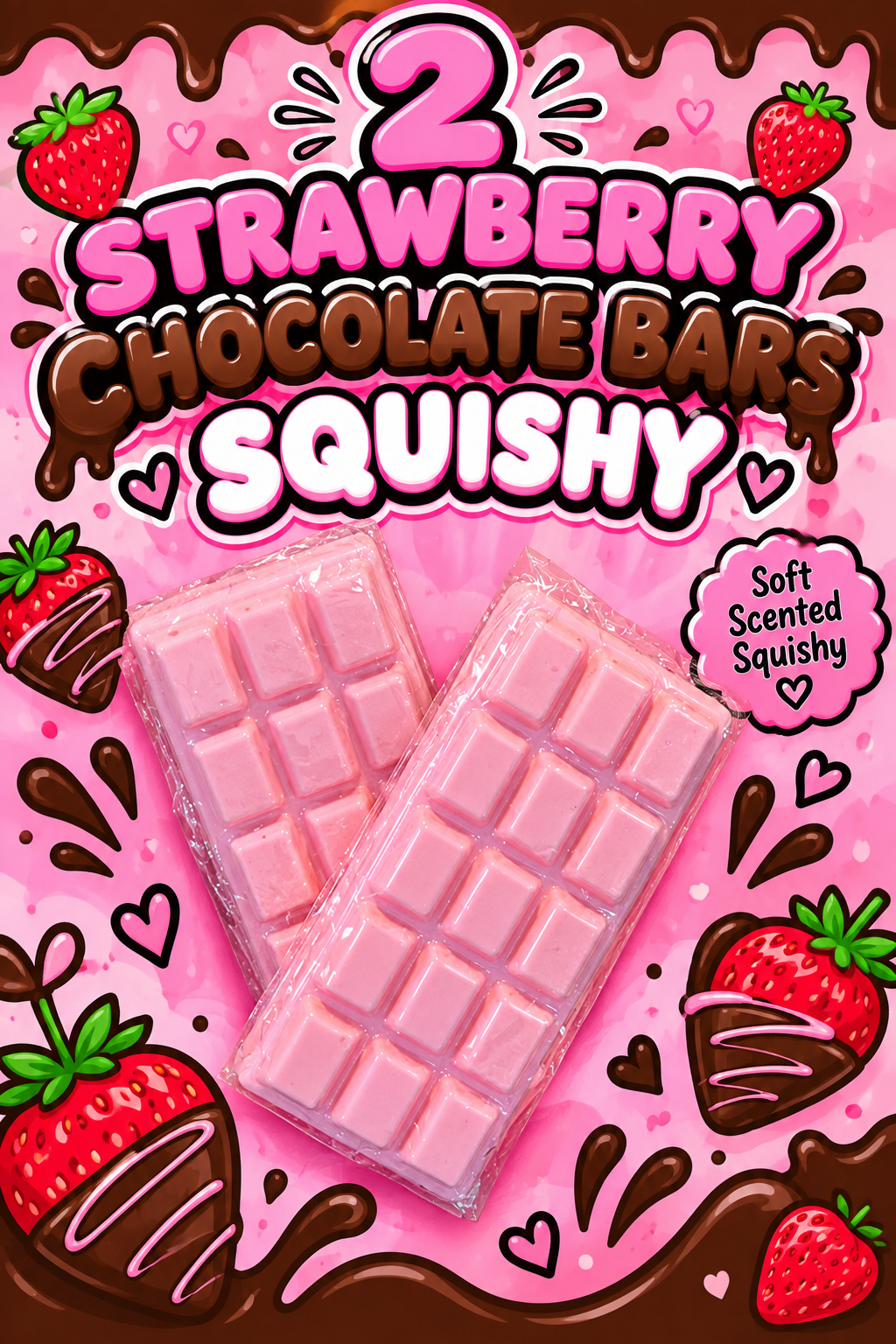 Strawberry Chocolate Bar Bundle