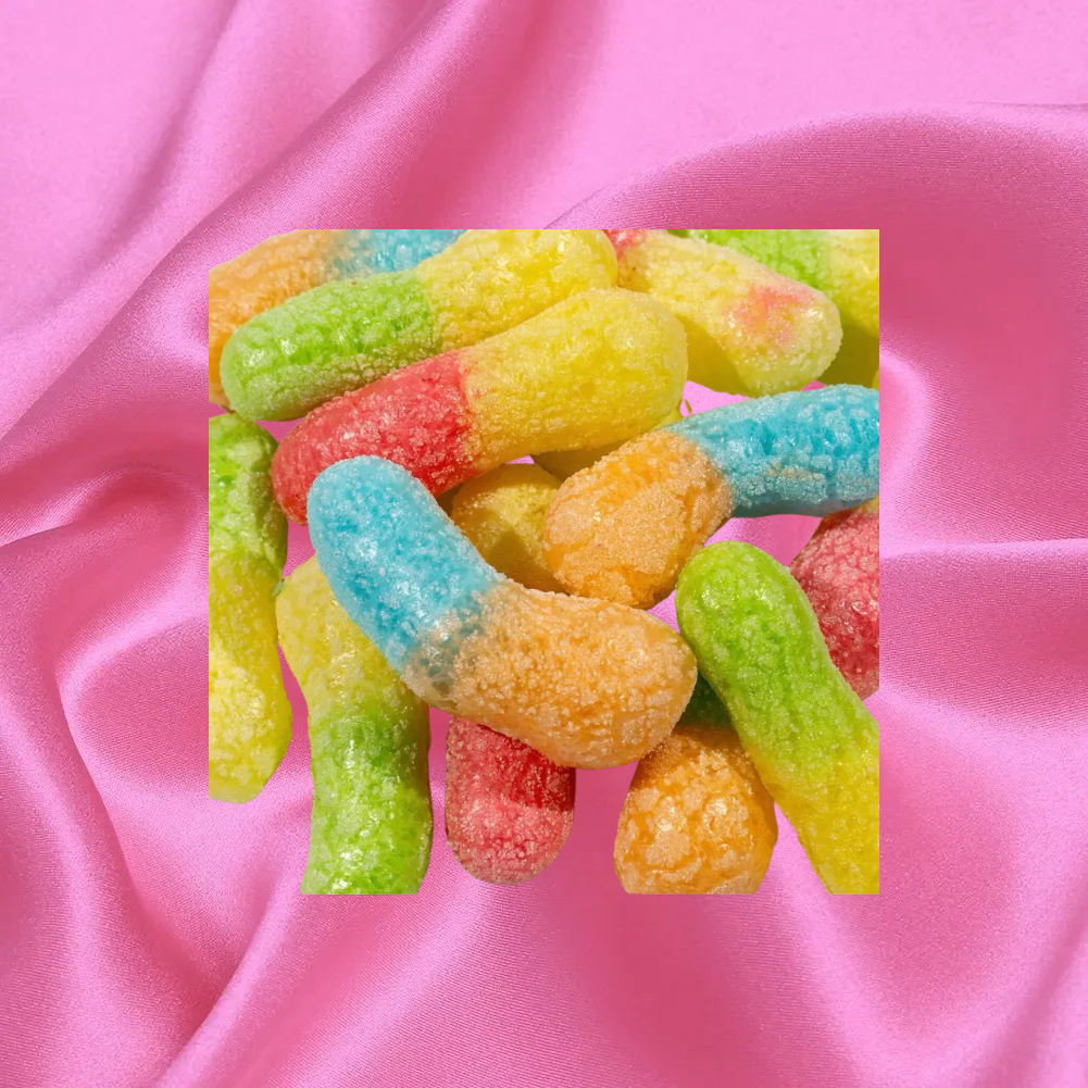 Freeze Dried Sour Gummy Worms
