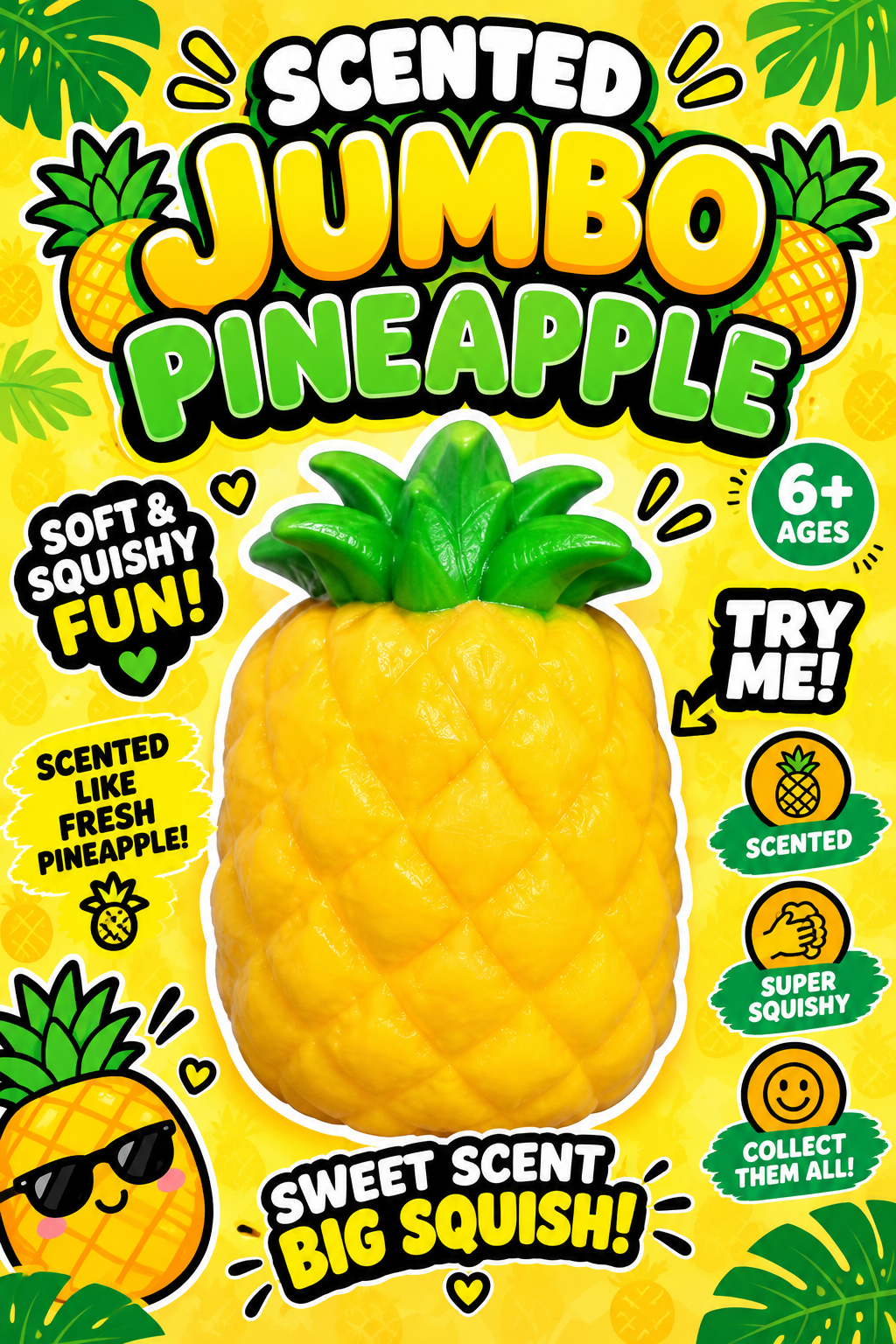 Jumbo Pineapple Squishy