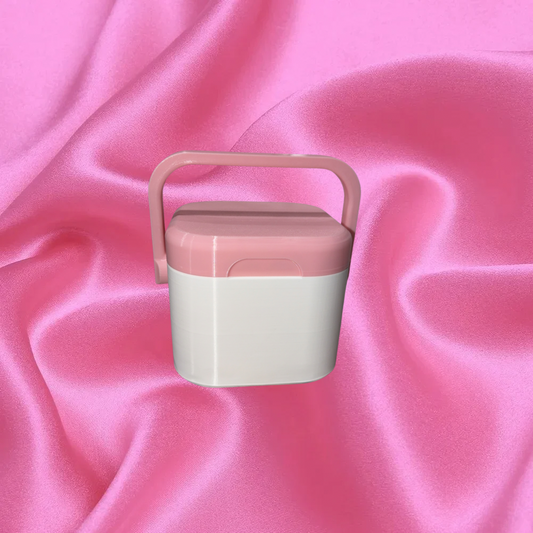 Pink & White 3d Cooler