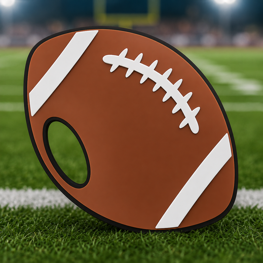 Football Shaped Hand Held Fan