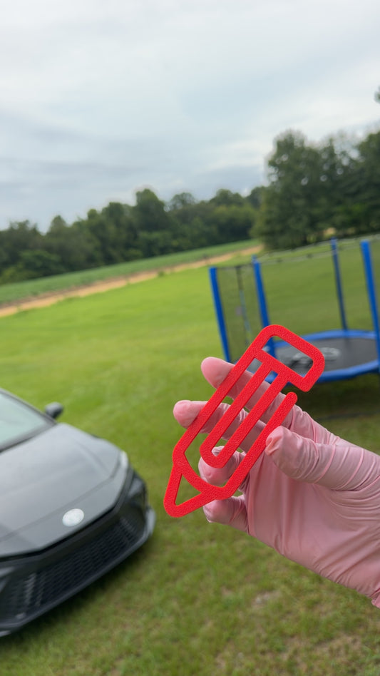Jumbo Crayon Shaped Paper Clip/ Bookmark