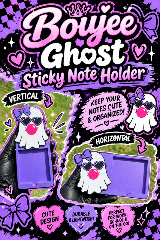 Boujee Ghost Sticky Note Holder