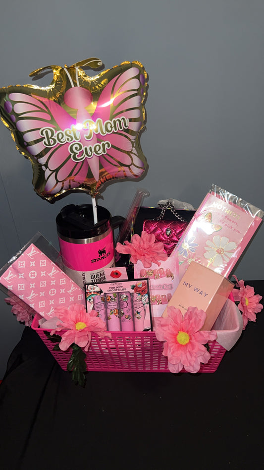 Pretty & Pink Gift Basket