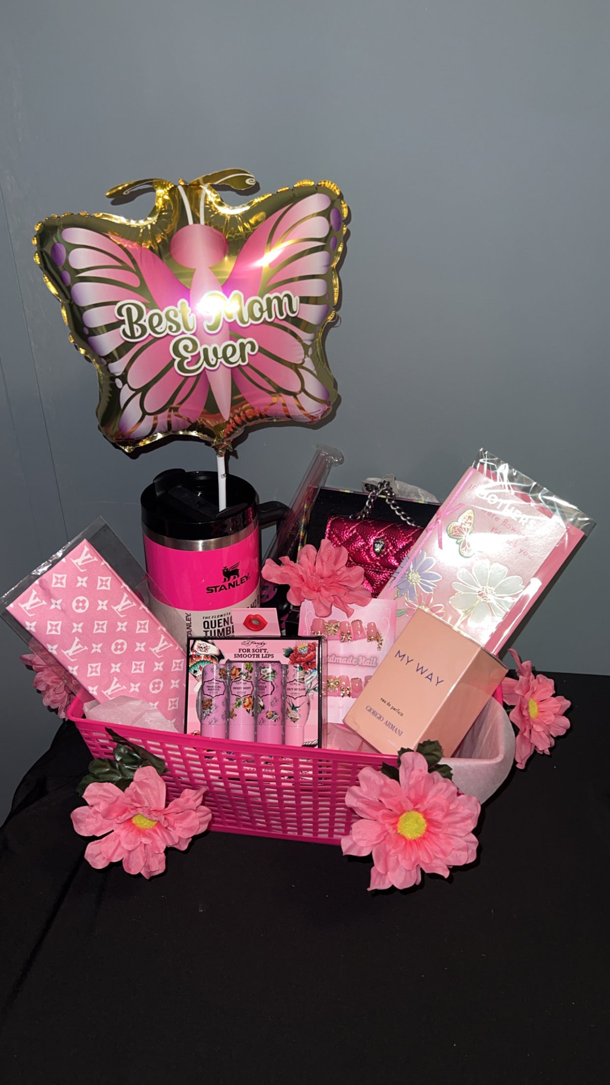 Pretty & Pink Gift Basket
