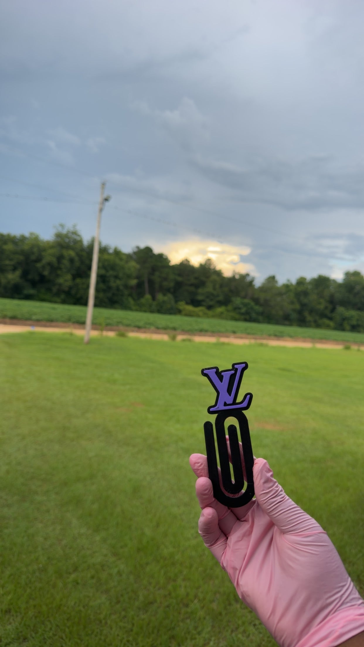 Jumbo LV Bookmark/ Paper Clip
