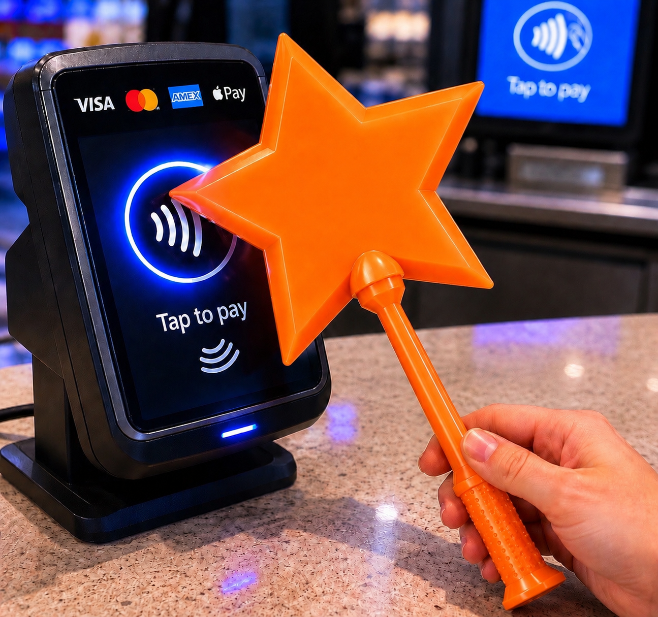 Tap To Pay Wand