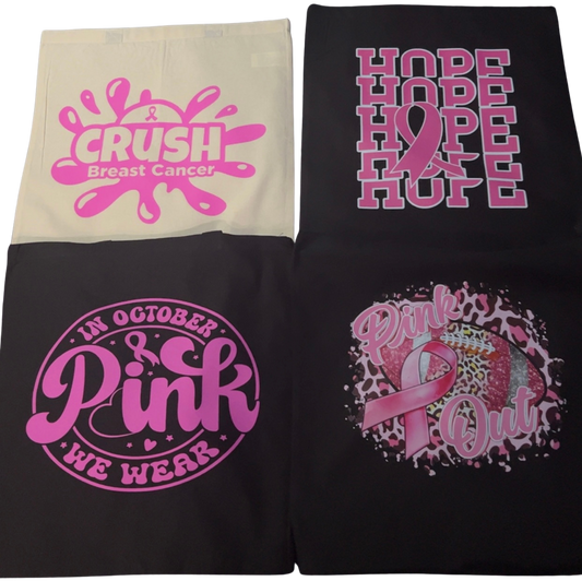 Breast Cancer Tote Bags
