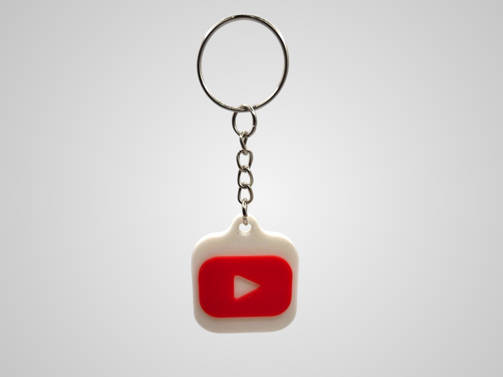 Social Media NFC Tags Keychains