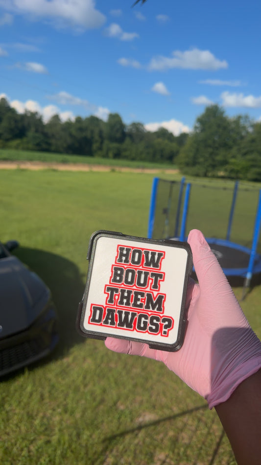 Georgia Bull Dawgs 4pc Coaster Set