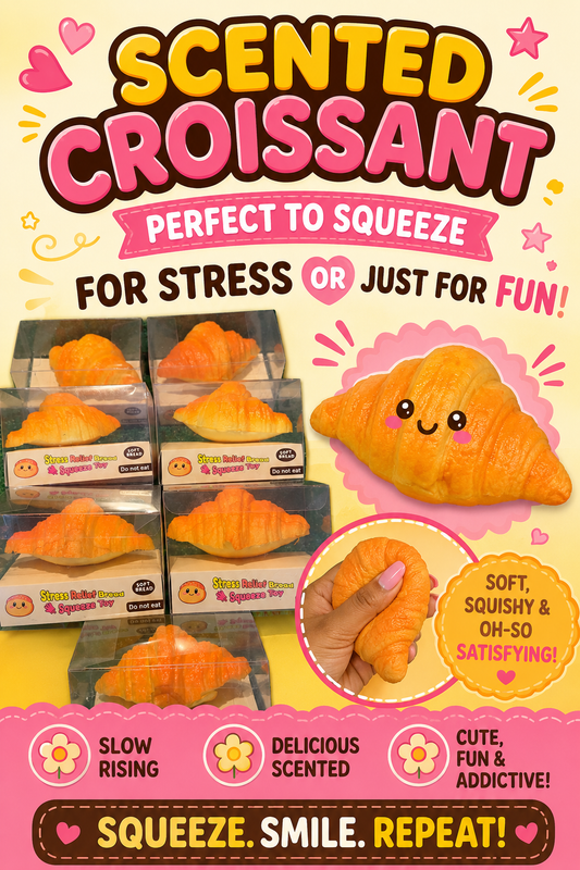 Scented Croissant Roll Squishy