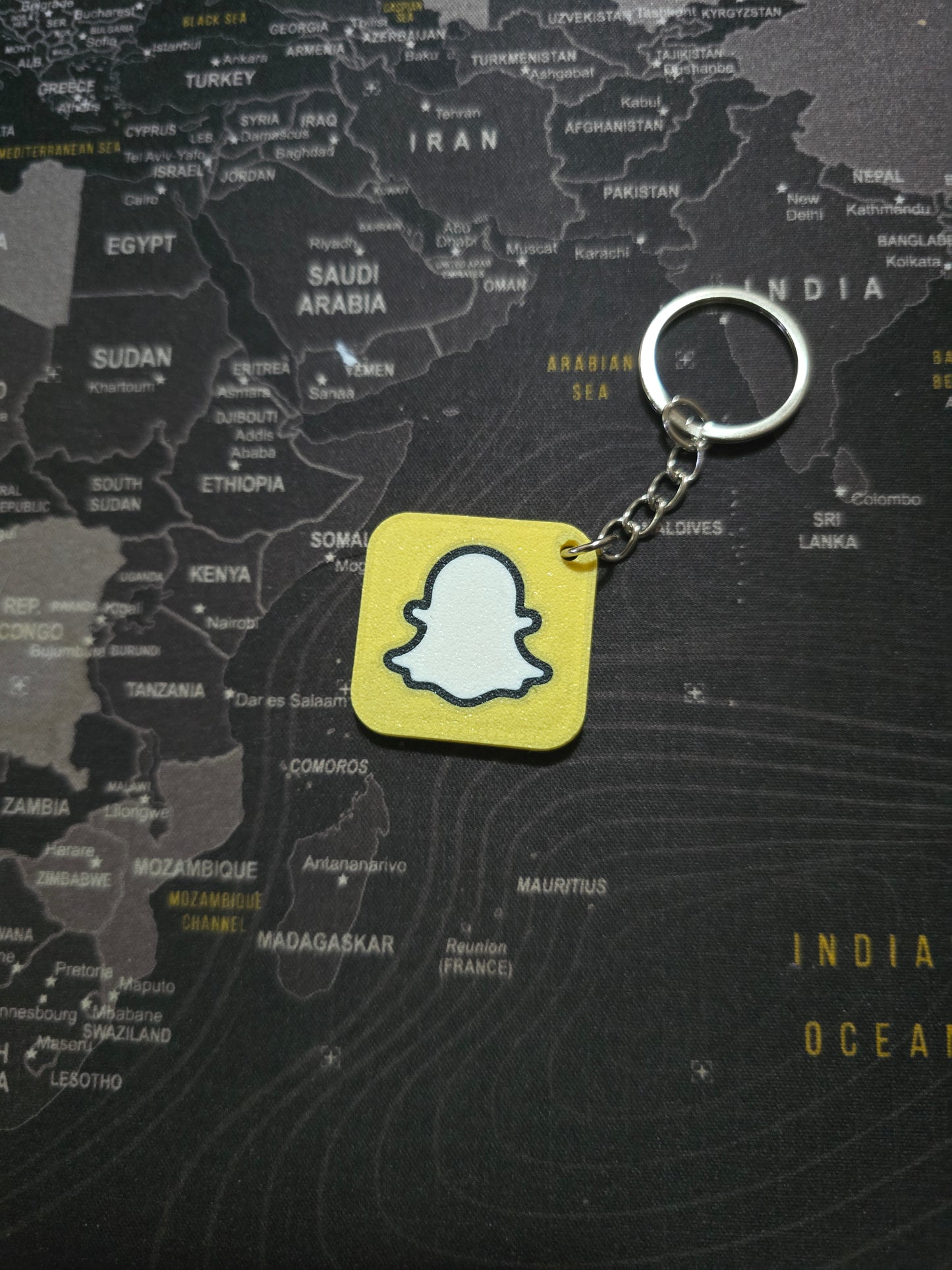 Social Media NFC Tags Keychains