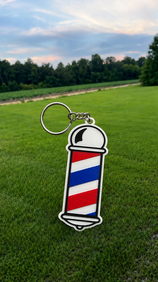 Barber NFC Tag Keychain