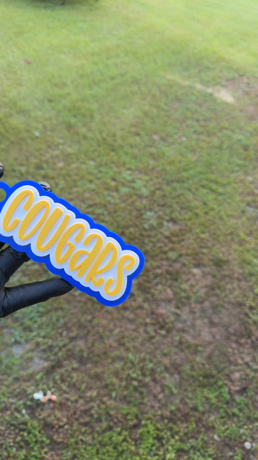 Cougars Keychain